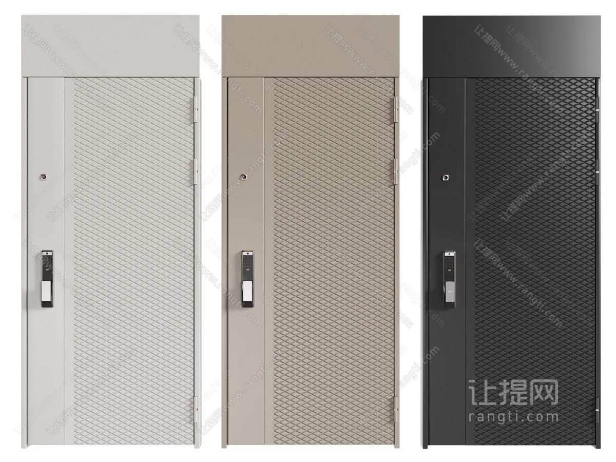 现代单开门 入户门 子母门 密码门 防盗门