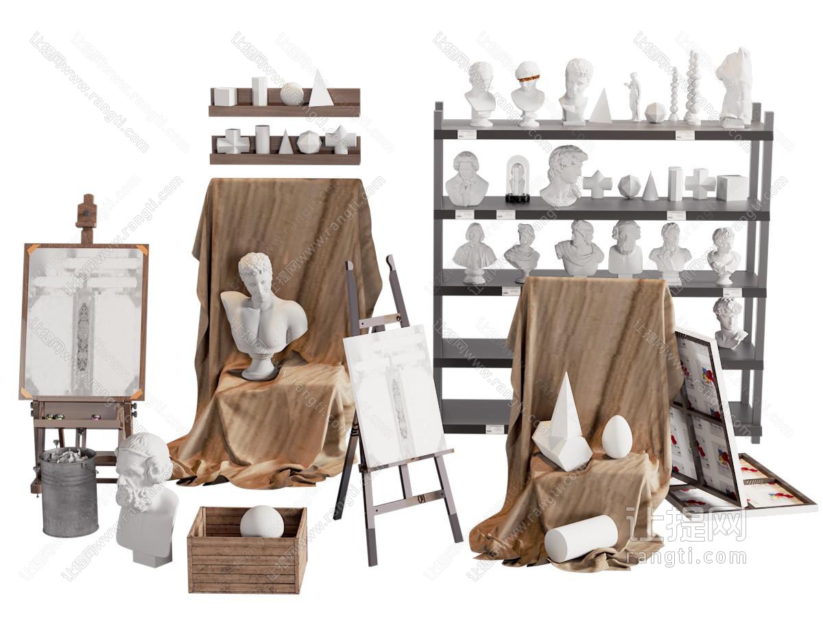 画具 颜料 石膏雕塑雕刻
