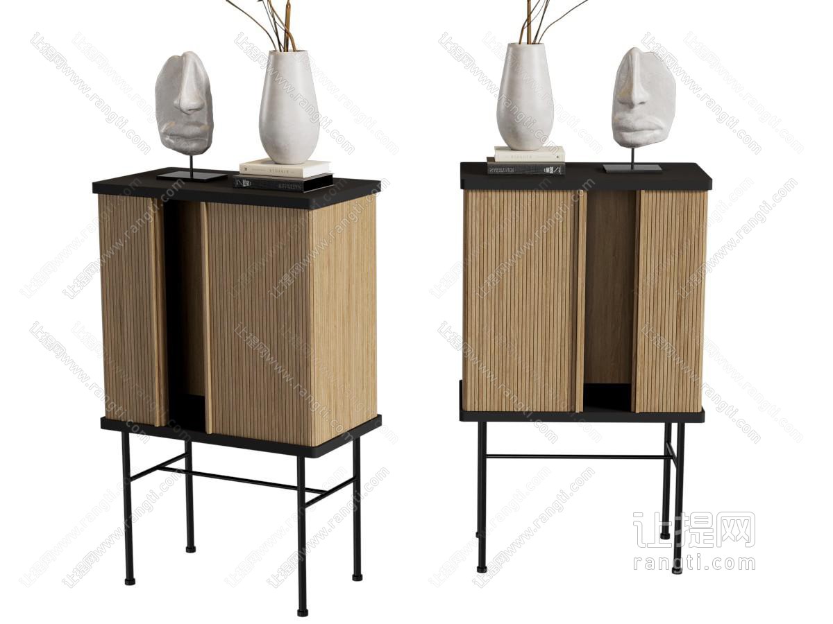 侘寂风装饰品 桌面摆件 花瓶花艺 雕塑