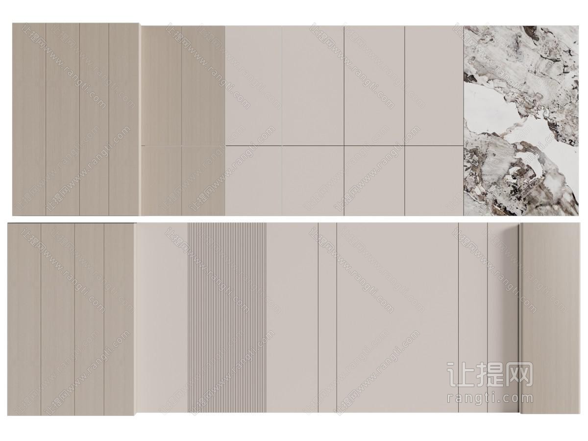 现代沙发背景墙