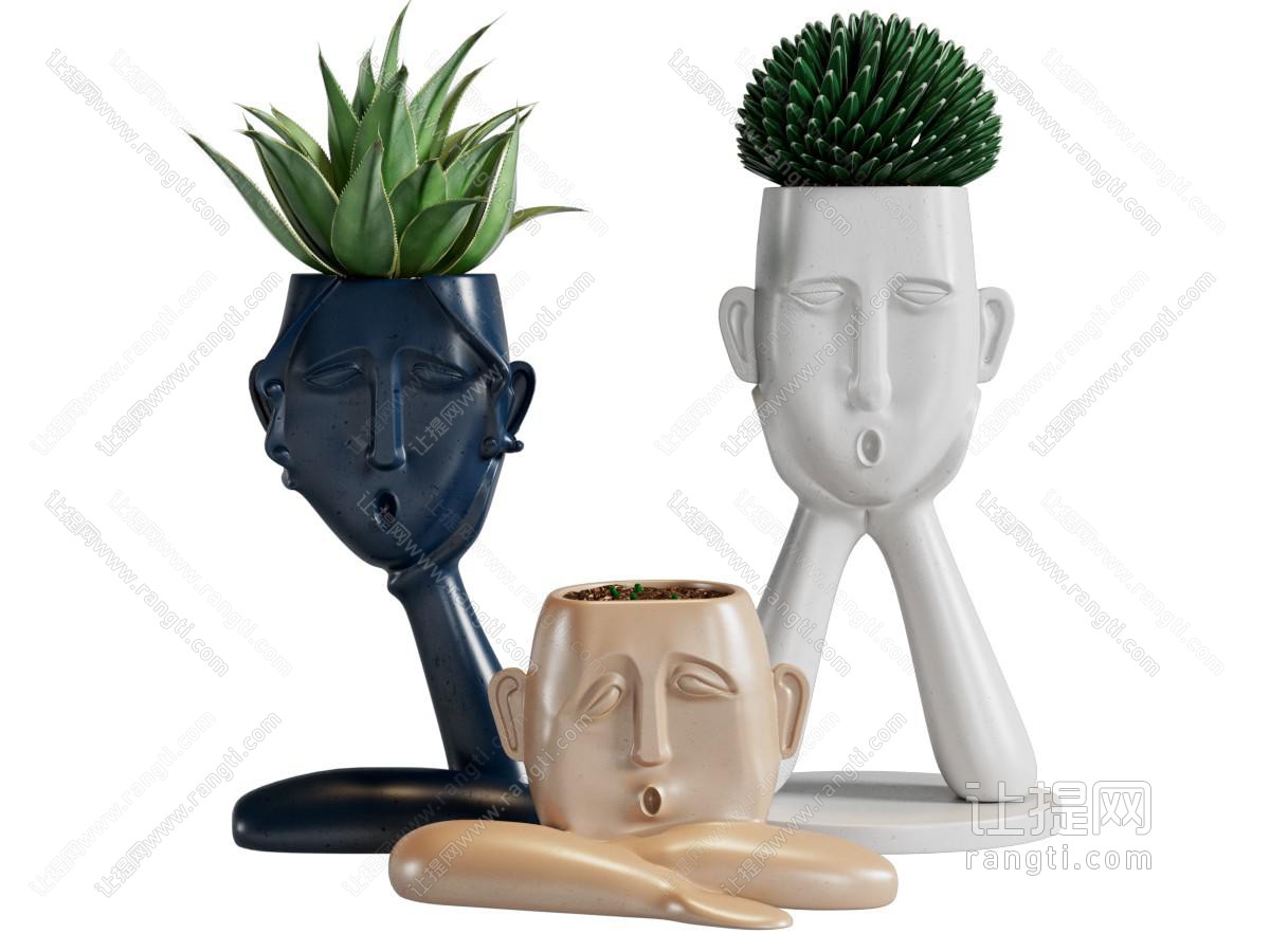 现代花瓶