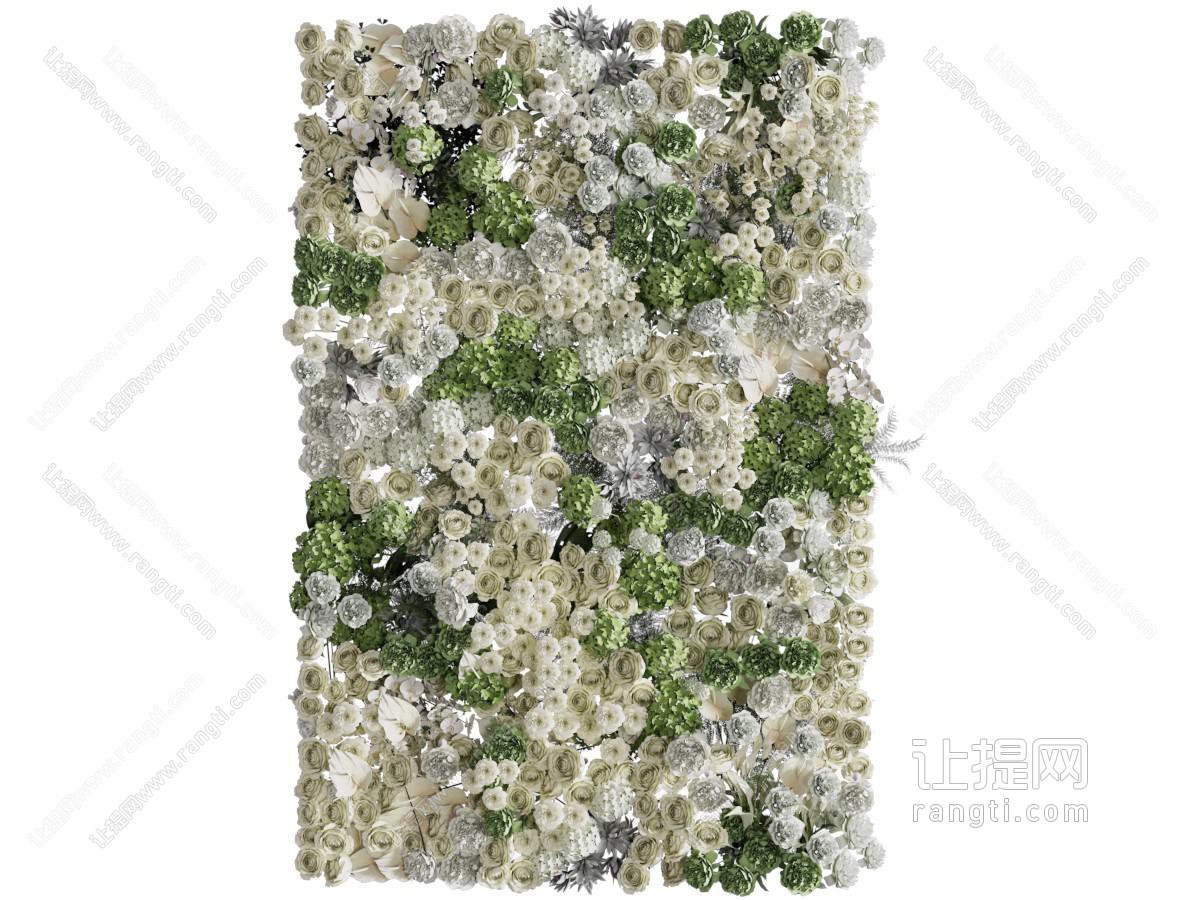 现代花艺 现代花墙