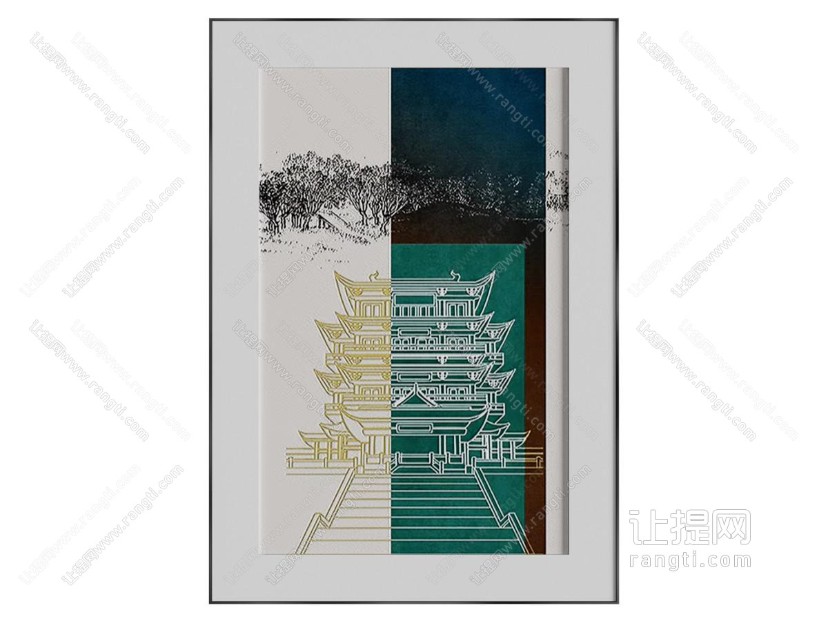 新中式挂画 装饰画