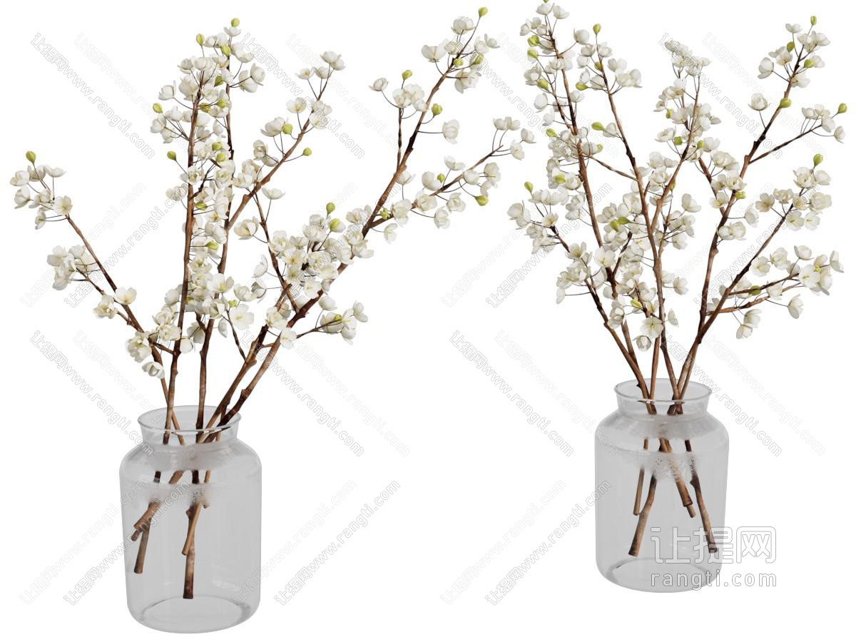 现代花瓶花艺 干花