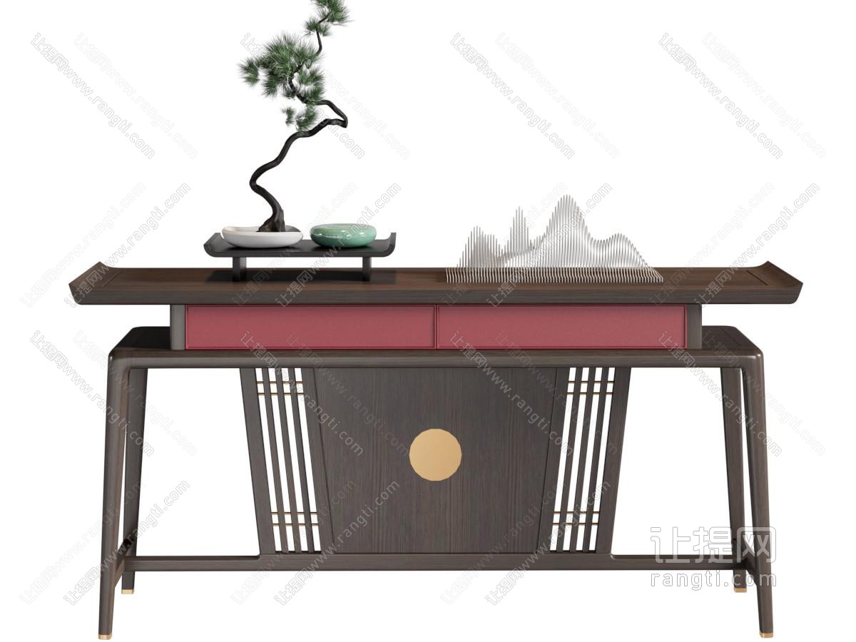 新中式端景 条案
