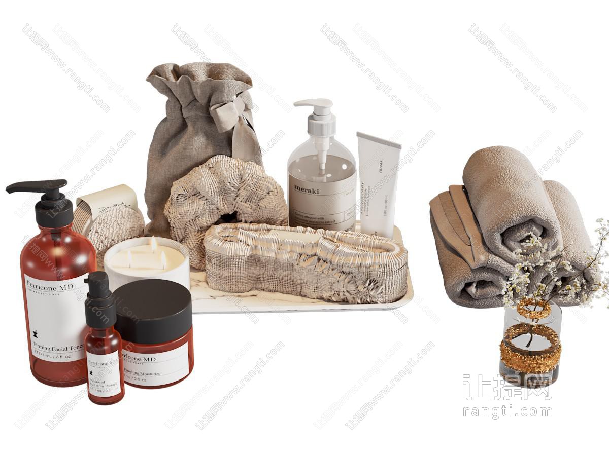 现代洗浴用品 洗漱用品 卫浴小件