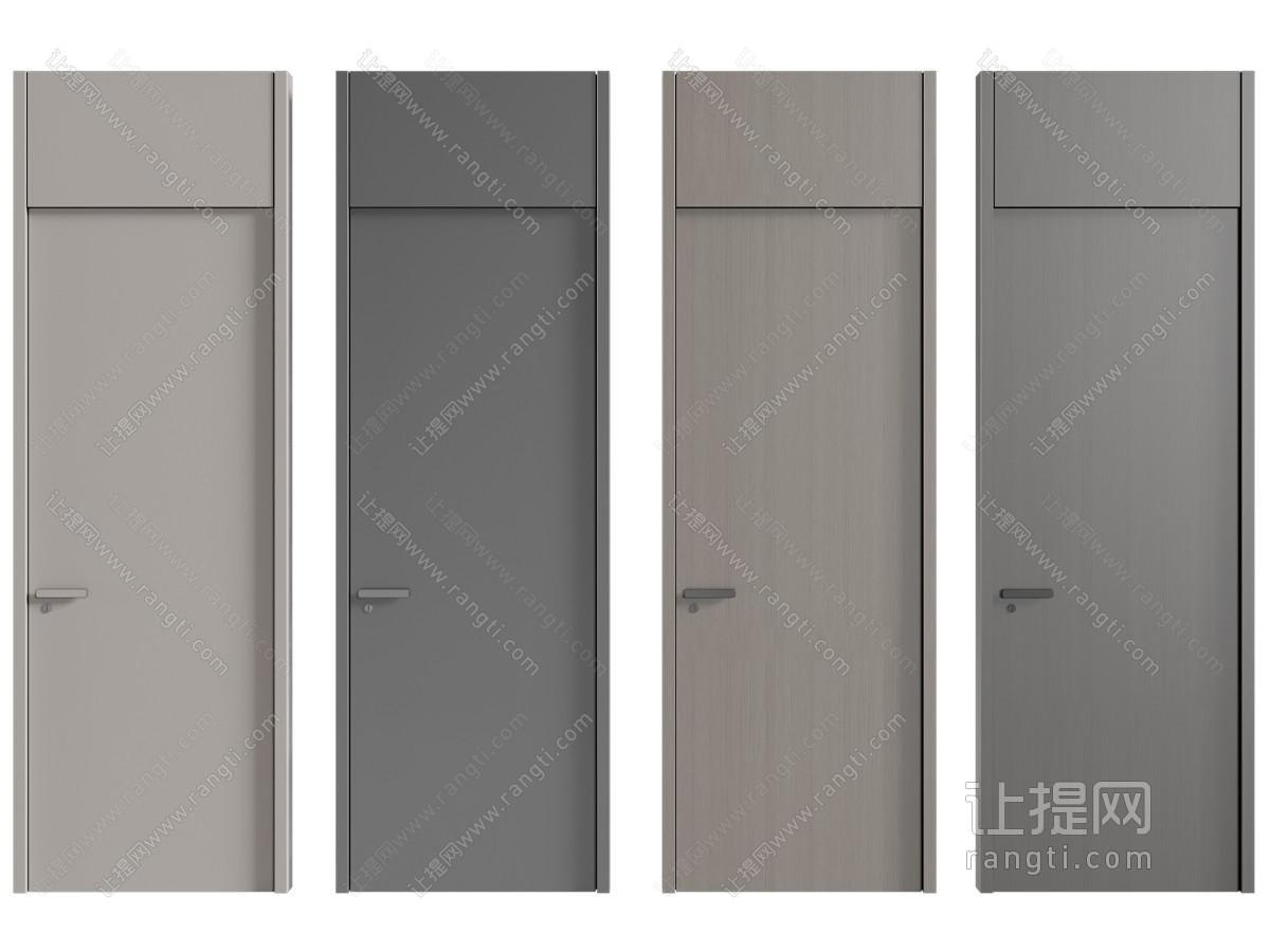 现代单开门 现代室内门 房间门 通顶门 木门