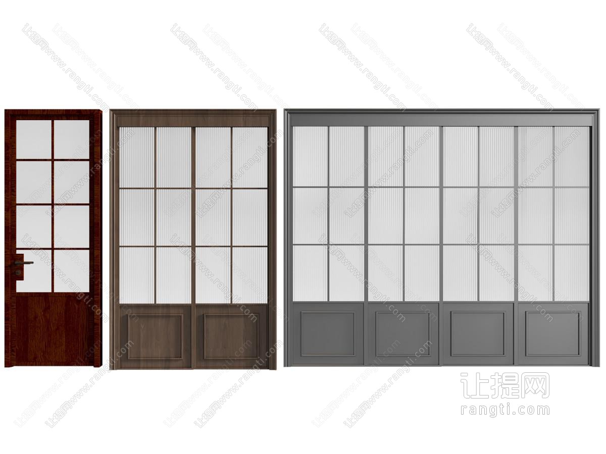 中古门 平开门 房门 木门 玻璃门