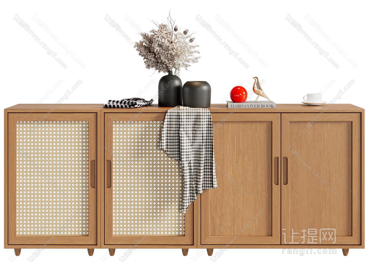 现代中古风玄关柜 边柜
