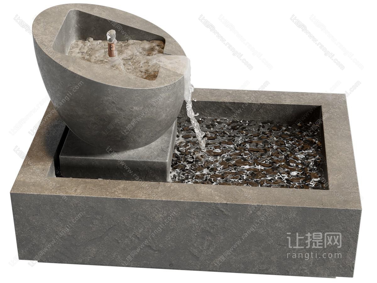 现代喷泉