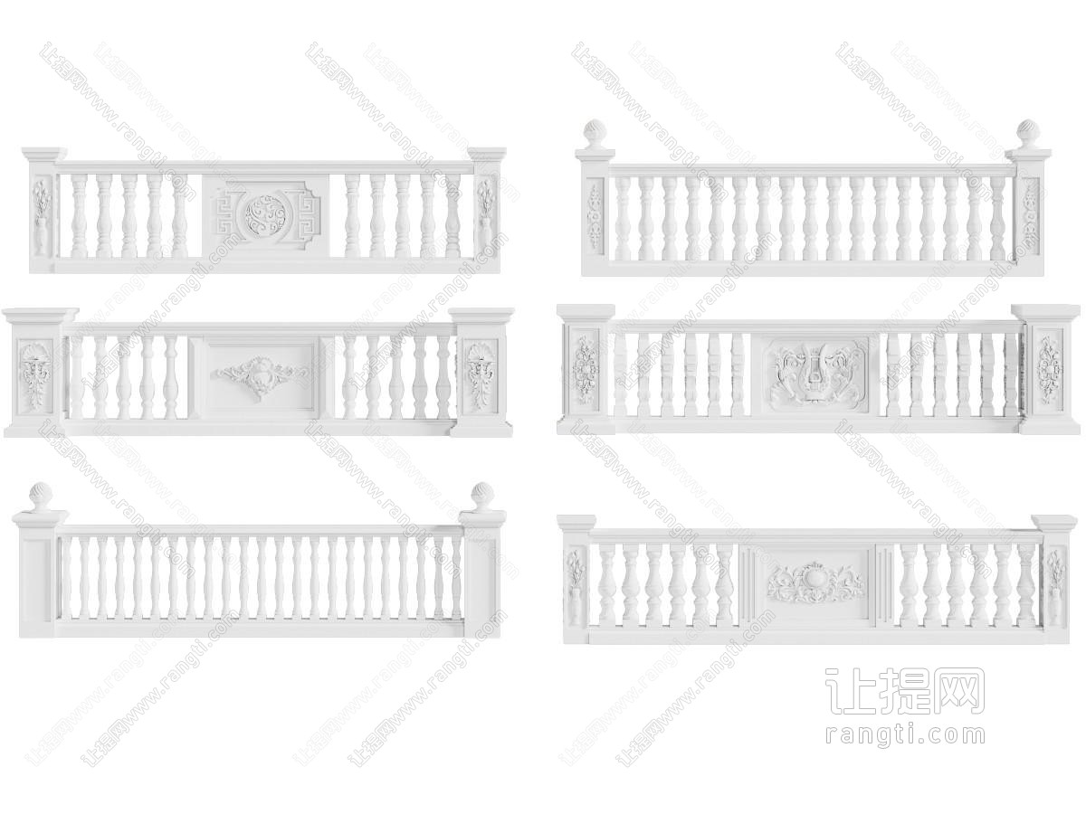 简欧护栏 别墅栏杆 围栏