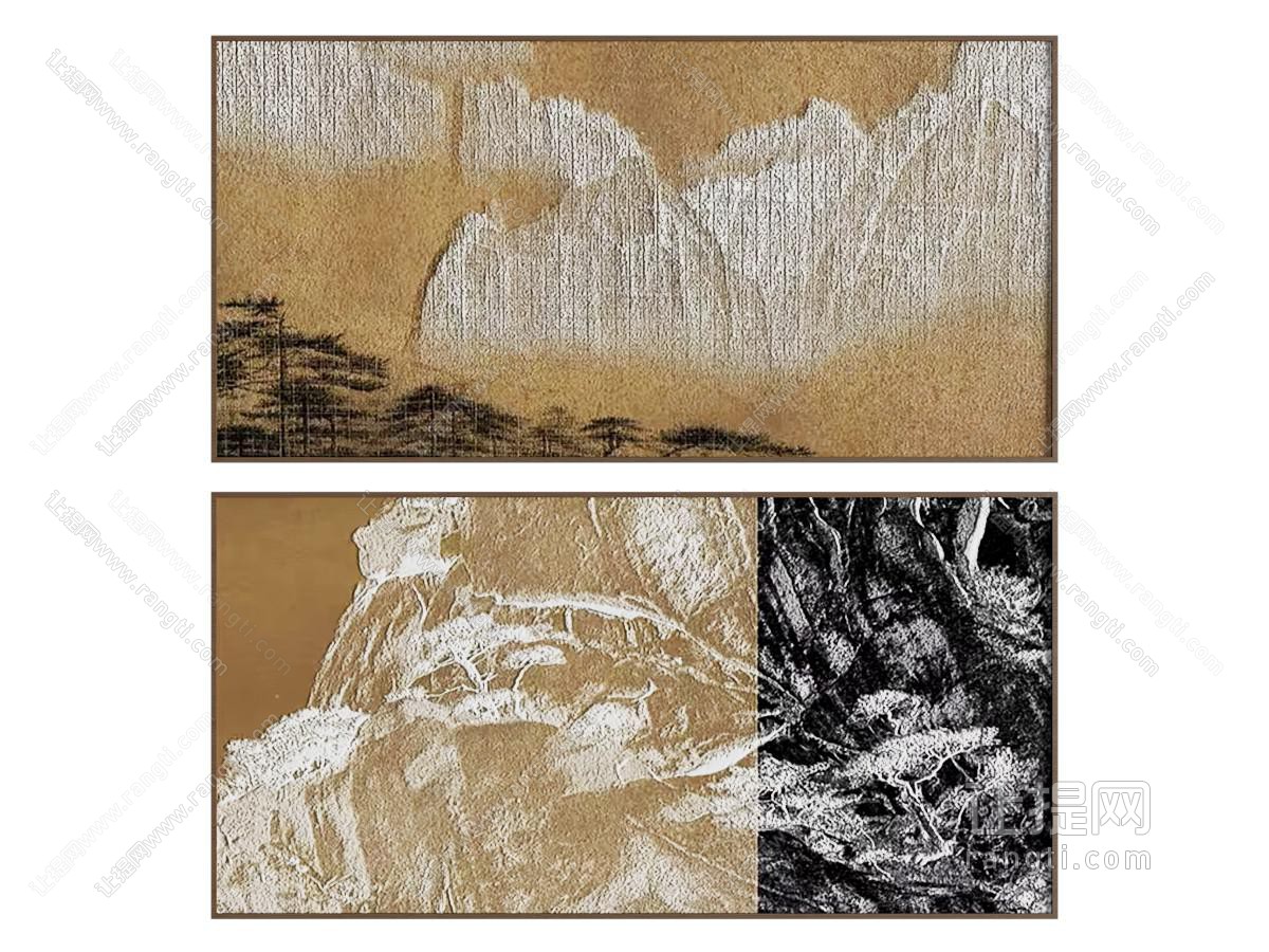 新中式挂画 古画 挂画