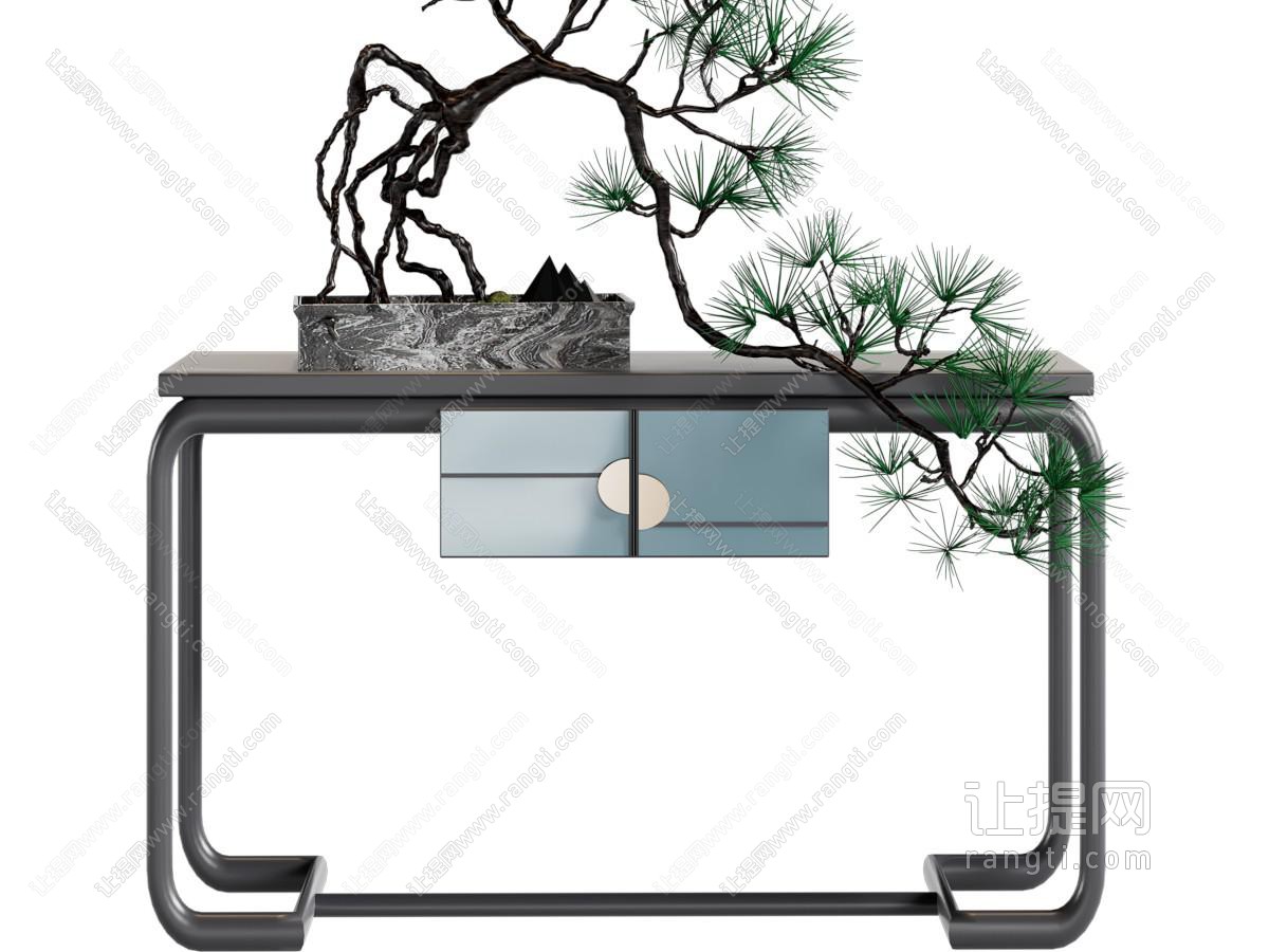 新中式端景条案