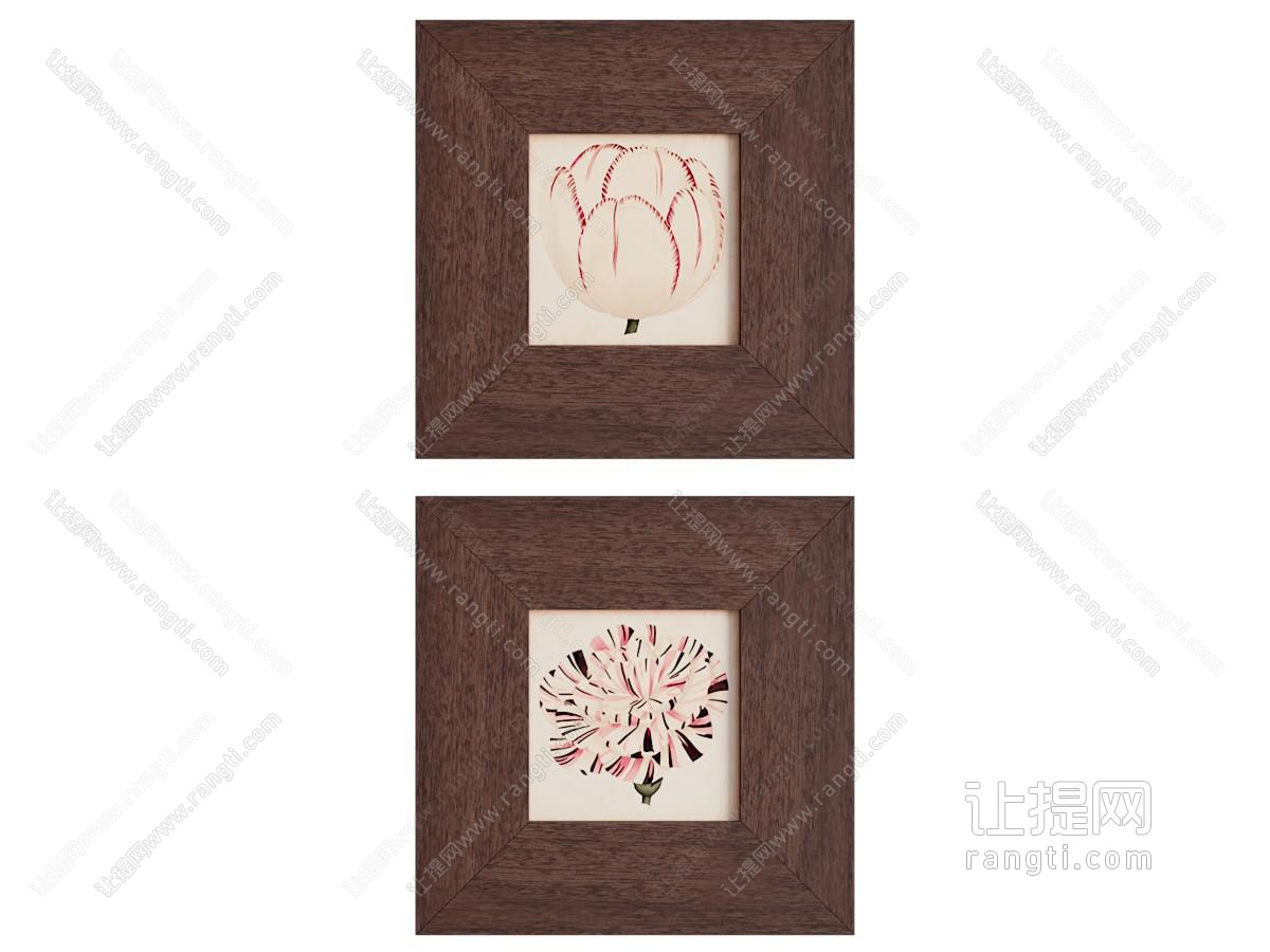 中古风侘寂挂画
