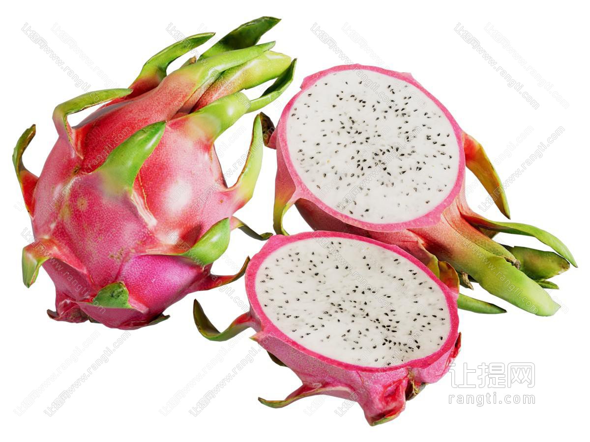 现代火龙果 水果食物