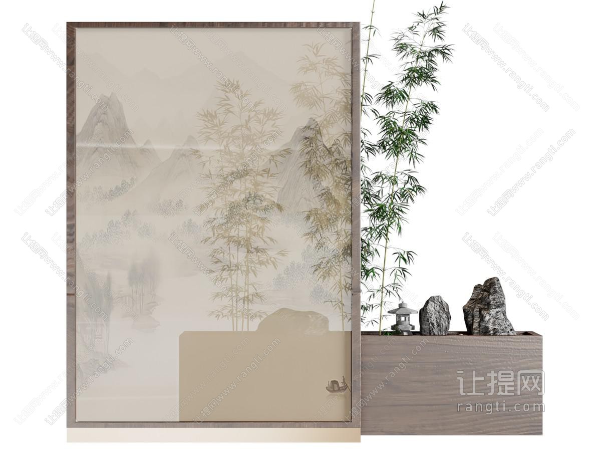 中式中古隔断