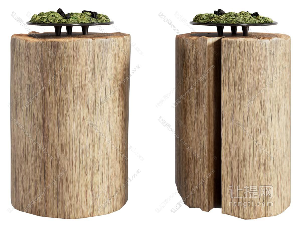 新中式苔藓盆景盆栽 摆件组合