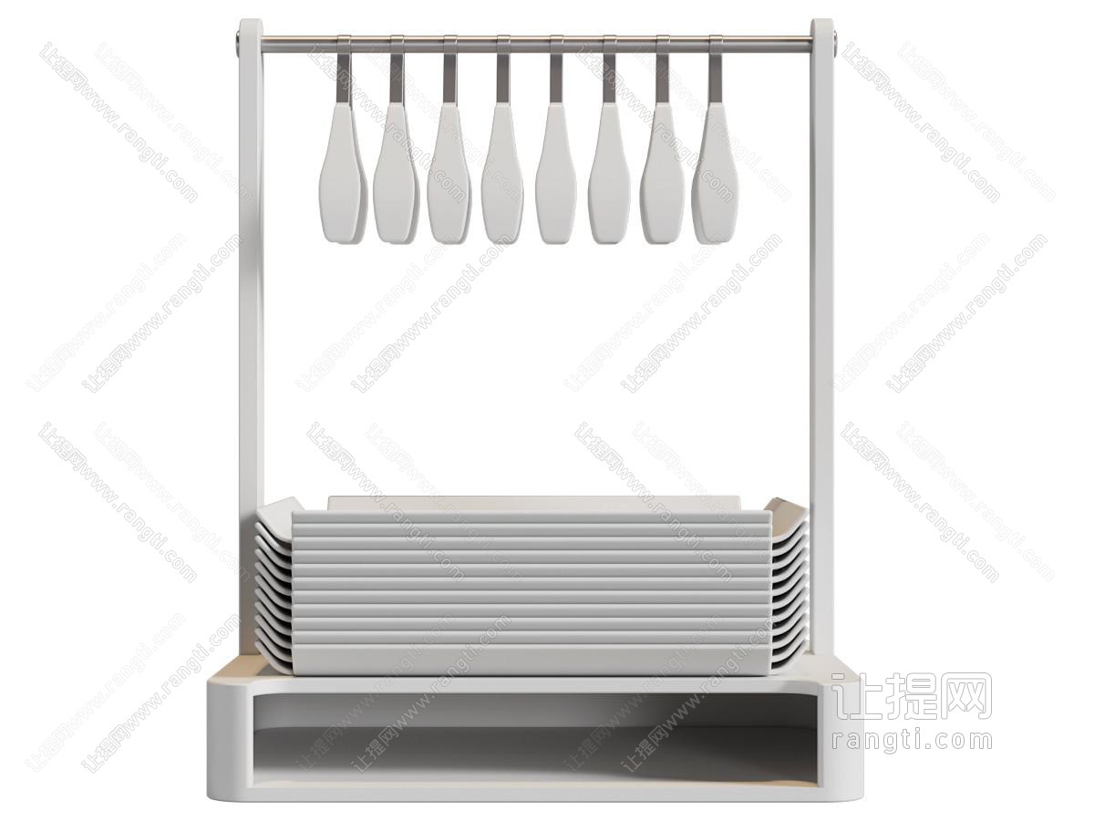 现代托盘 餐盘 盘叉架