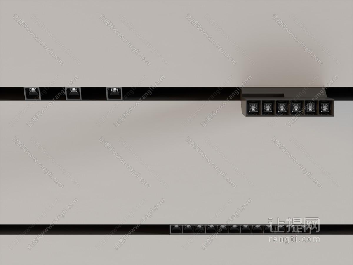 现代意式筒灯射灯组合