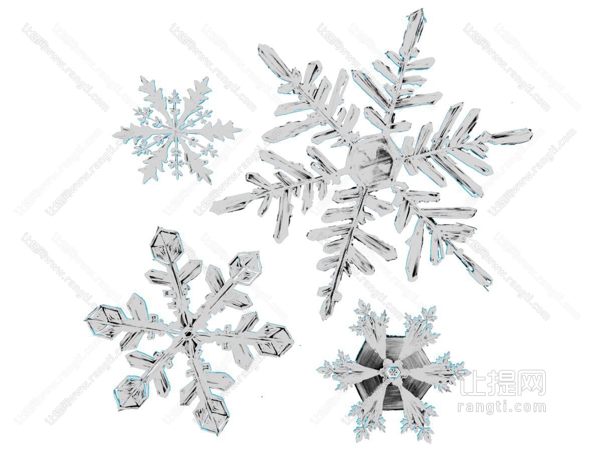 现代圣诞节卡通雪花灯饰墙饰