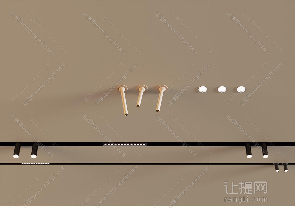 现代筒灯射灯 磁吸灯 轨道灯
