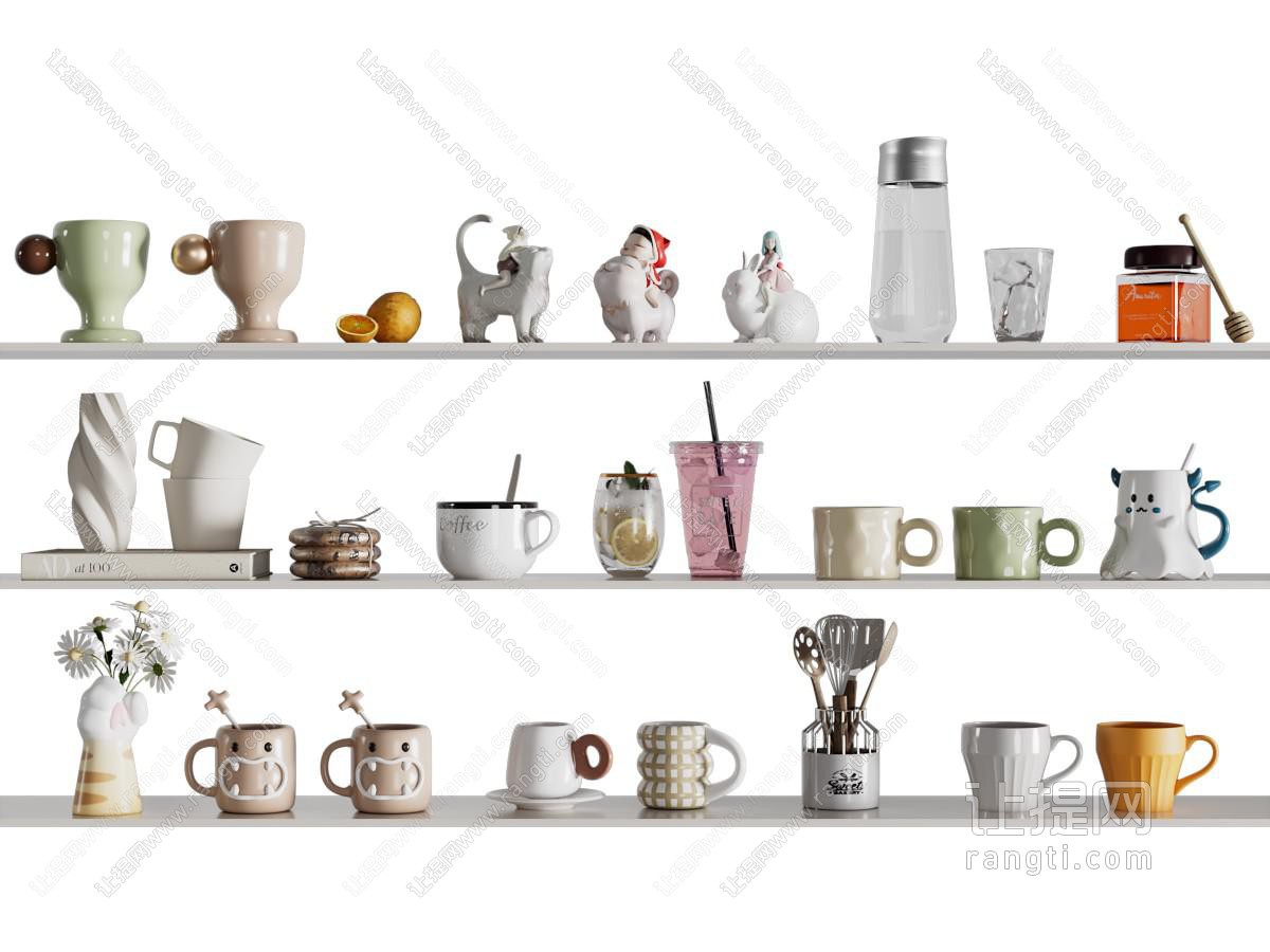 现代陶瓷咖啡杯 玻璃杯子 奶茶杯子 茶具杯子