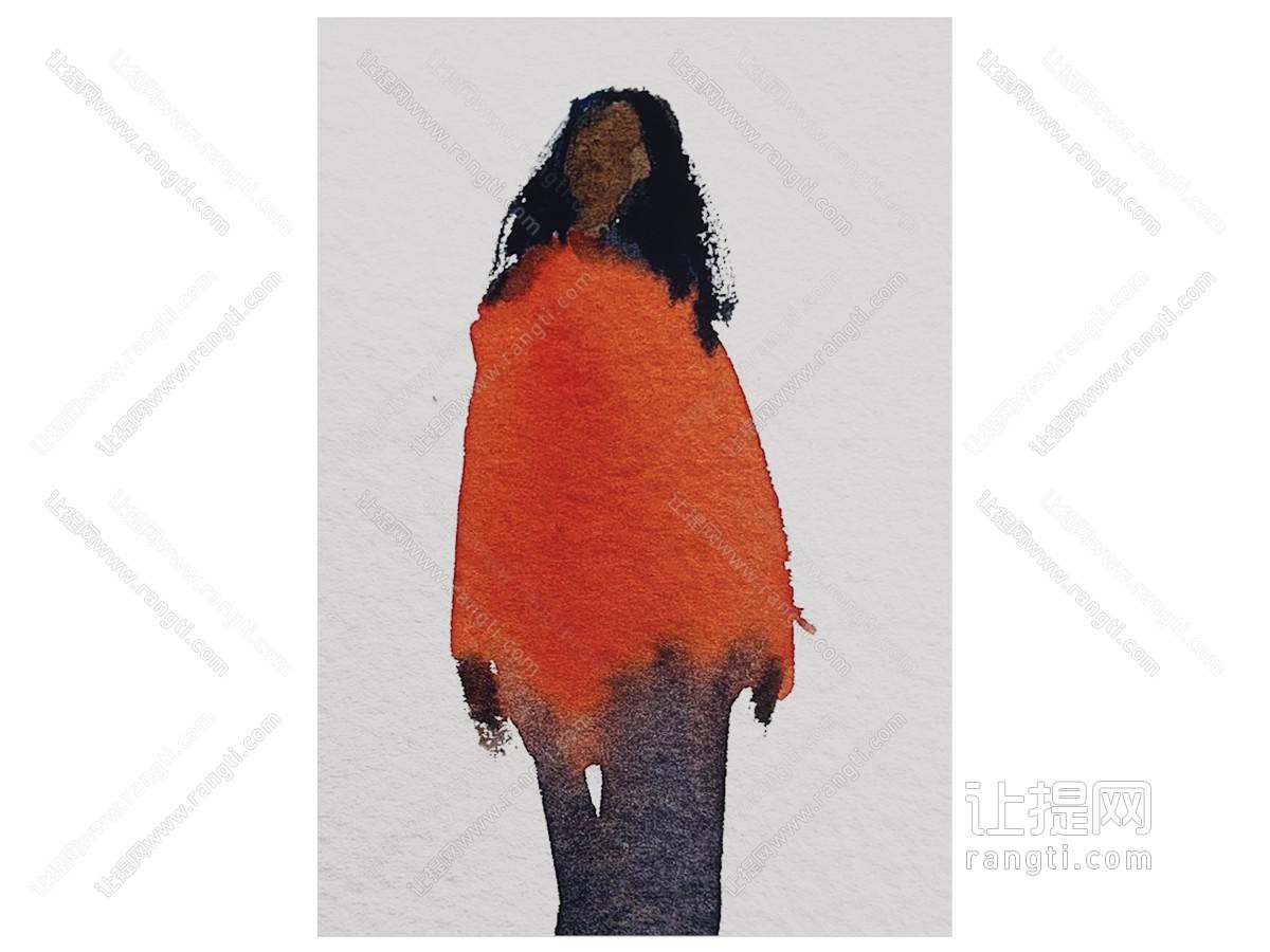 现代极简挂画 现代人物画 抽象艺术挂画 油画 抽象