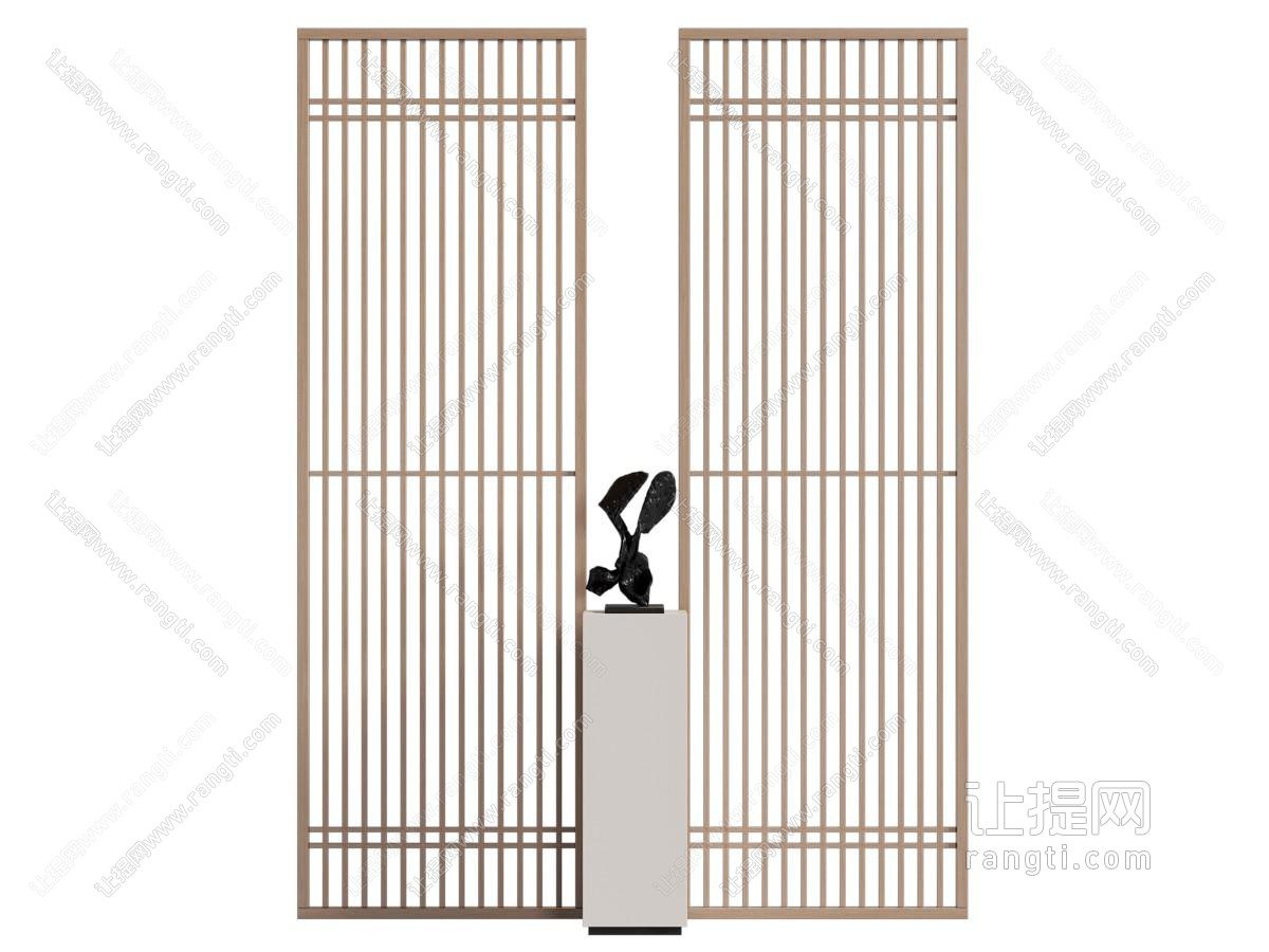 新中式玄关隔断