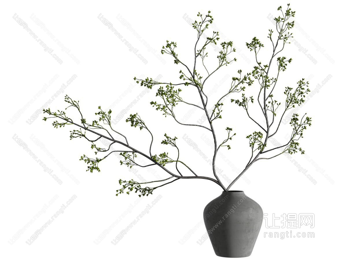 现代花瓶花艺