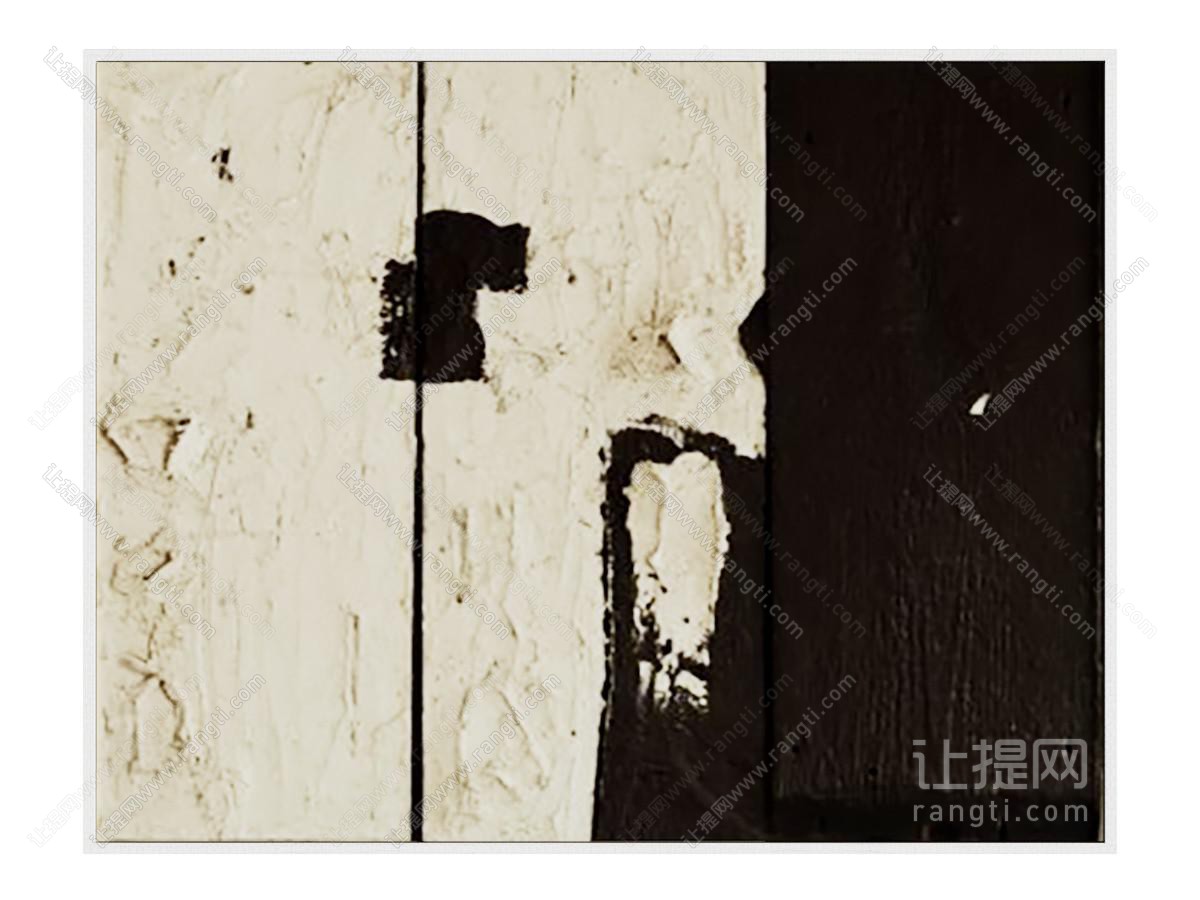 侘寂风书桌椅组合