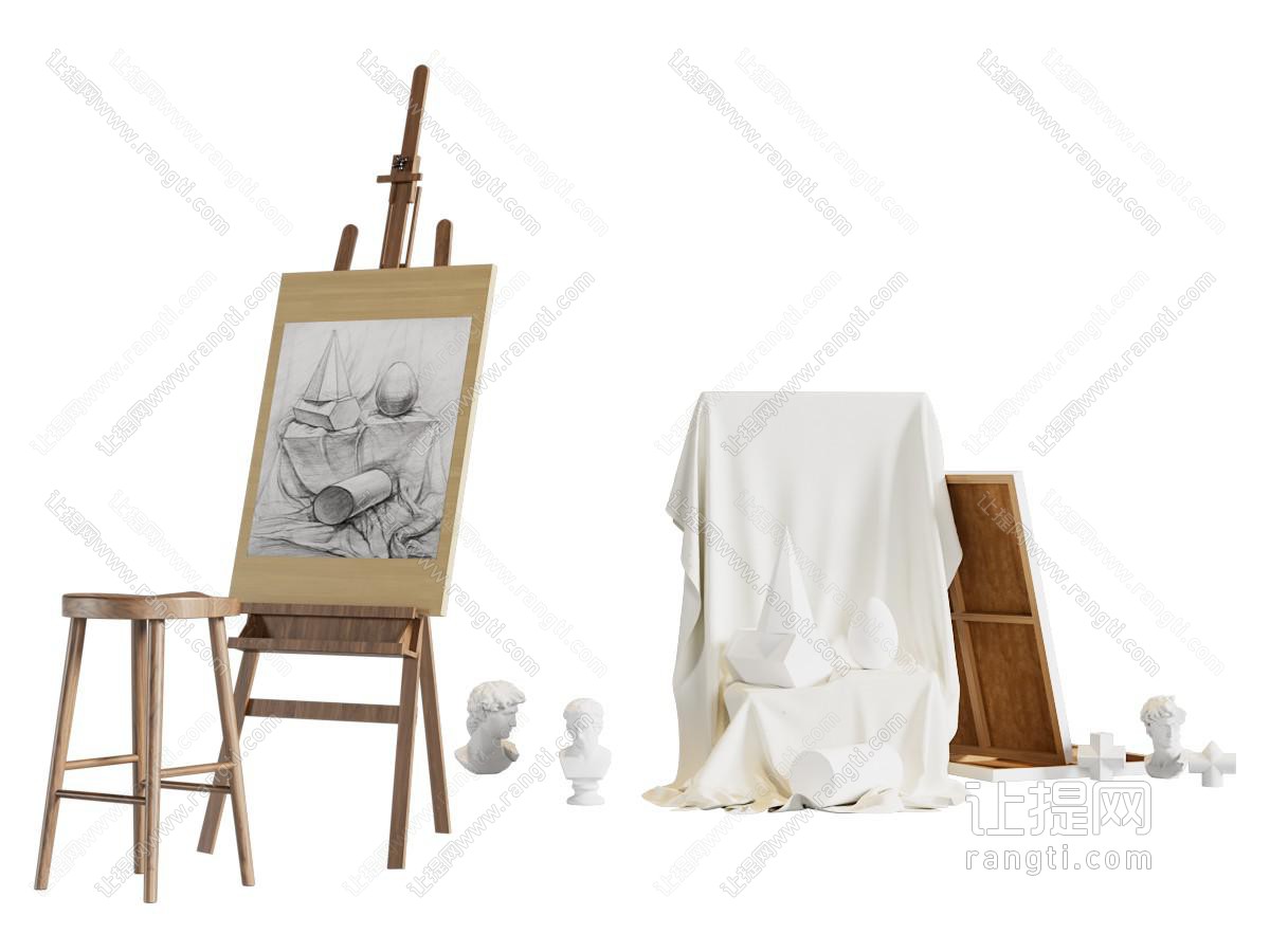 现代画具 画板 素描