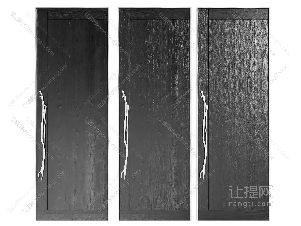 新中式黑色木门