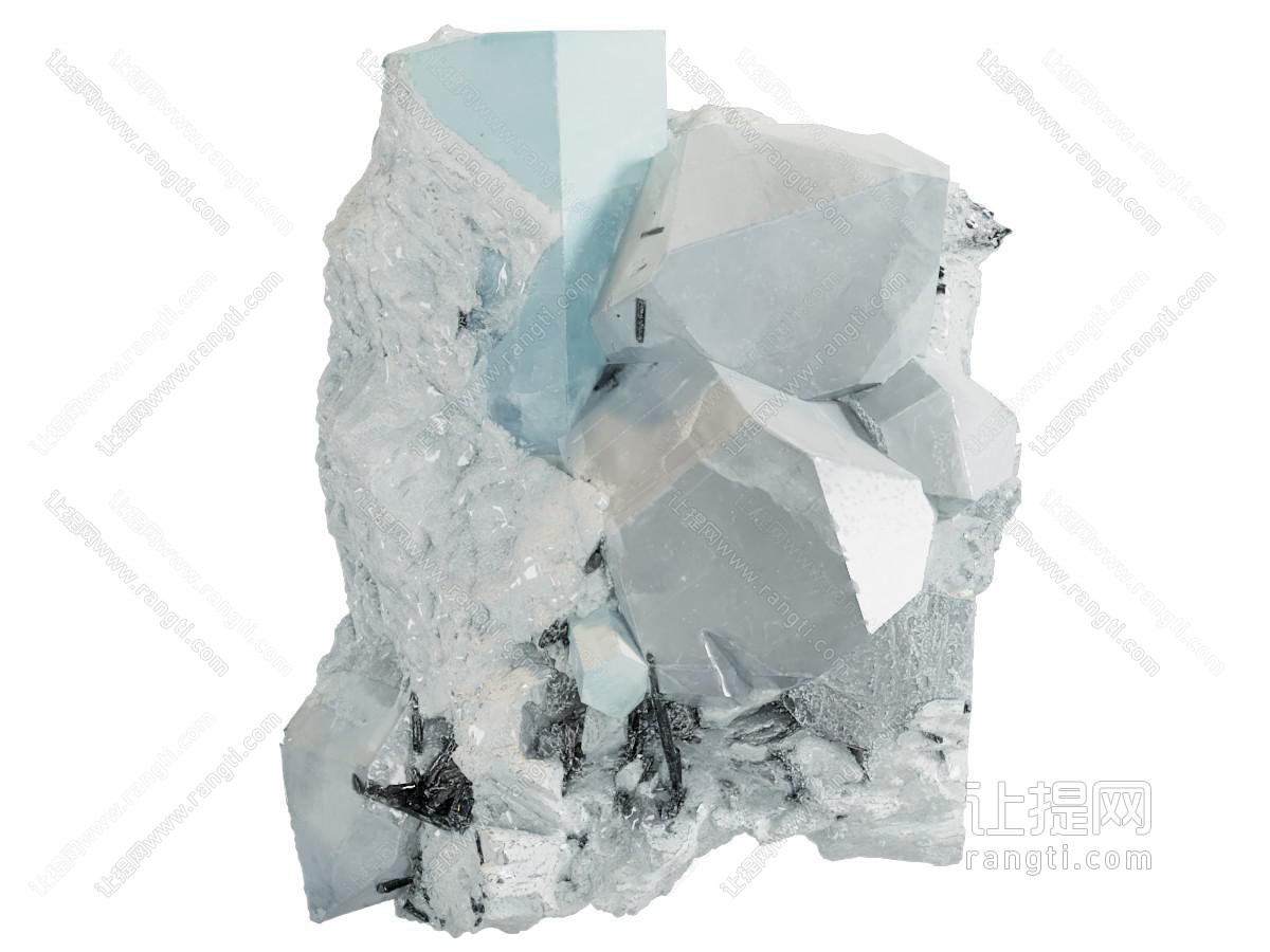 现代矿石 水晶石头