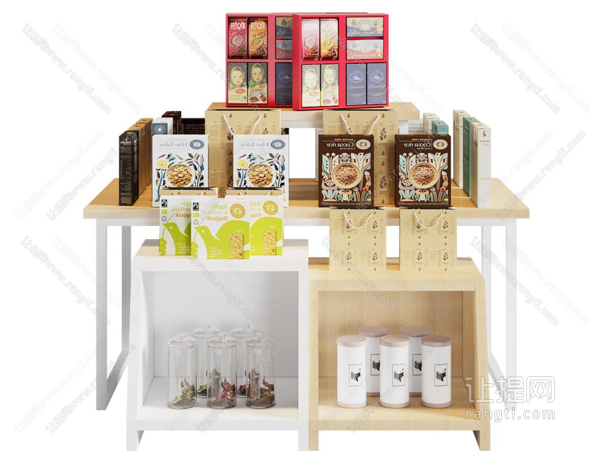 现代商品展台 展架 摆台 陈列柜