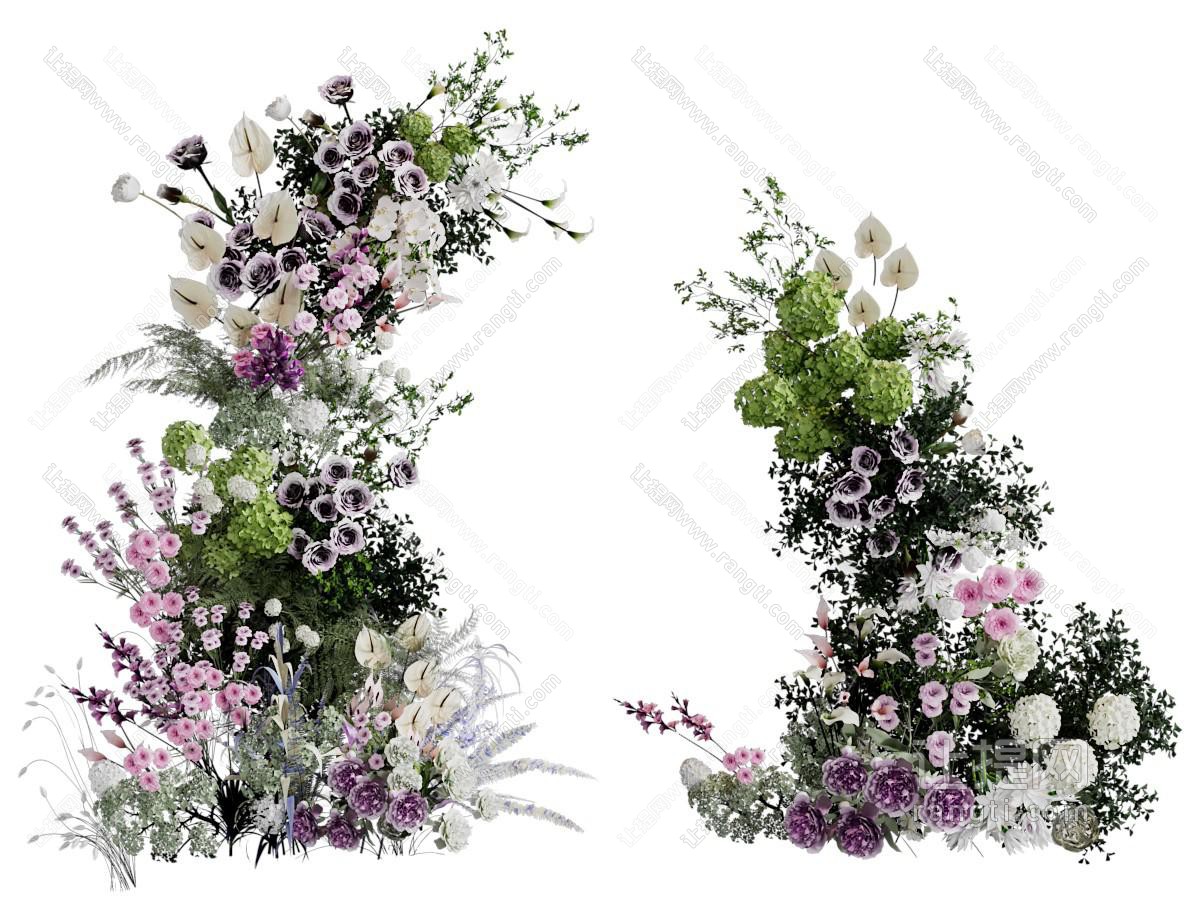 现代花束 花卉美陈