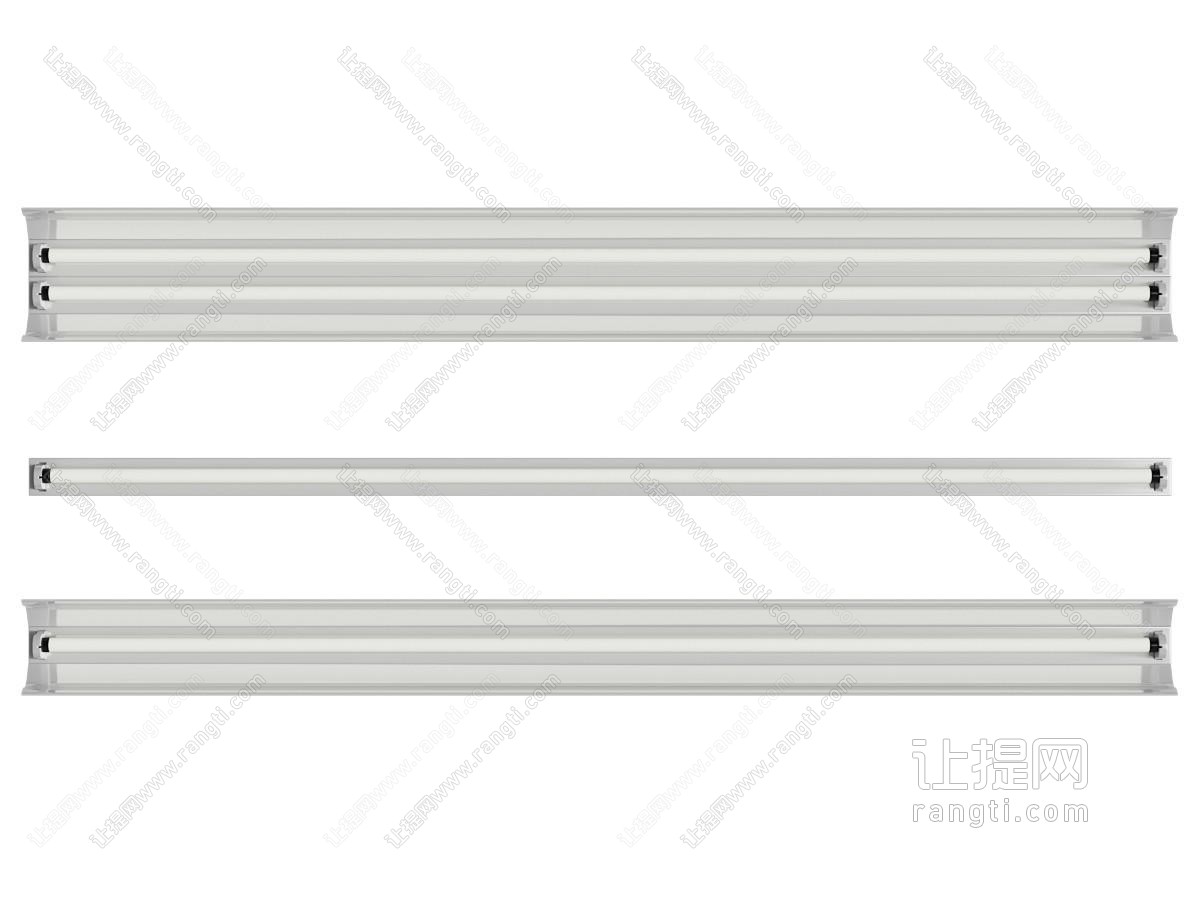 现代办公室一字型吸顶灯 电棒