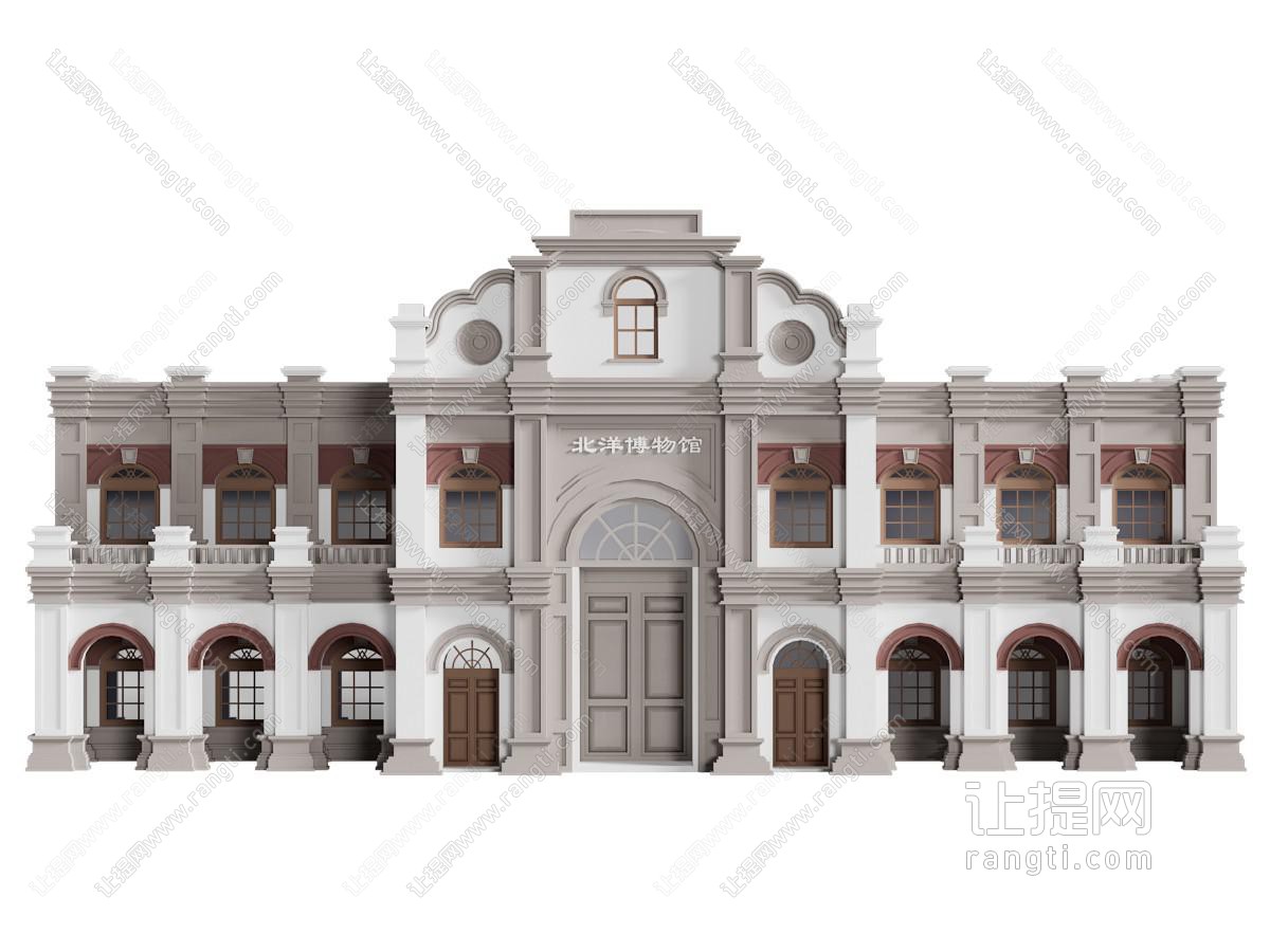 欧式博物馆 建筑外墙