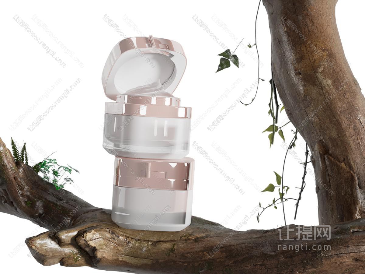 现代化妆品 护肤品美陈 商品广告推广