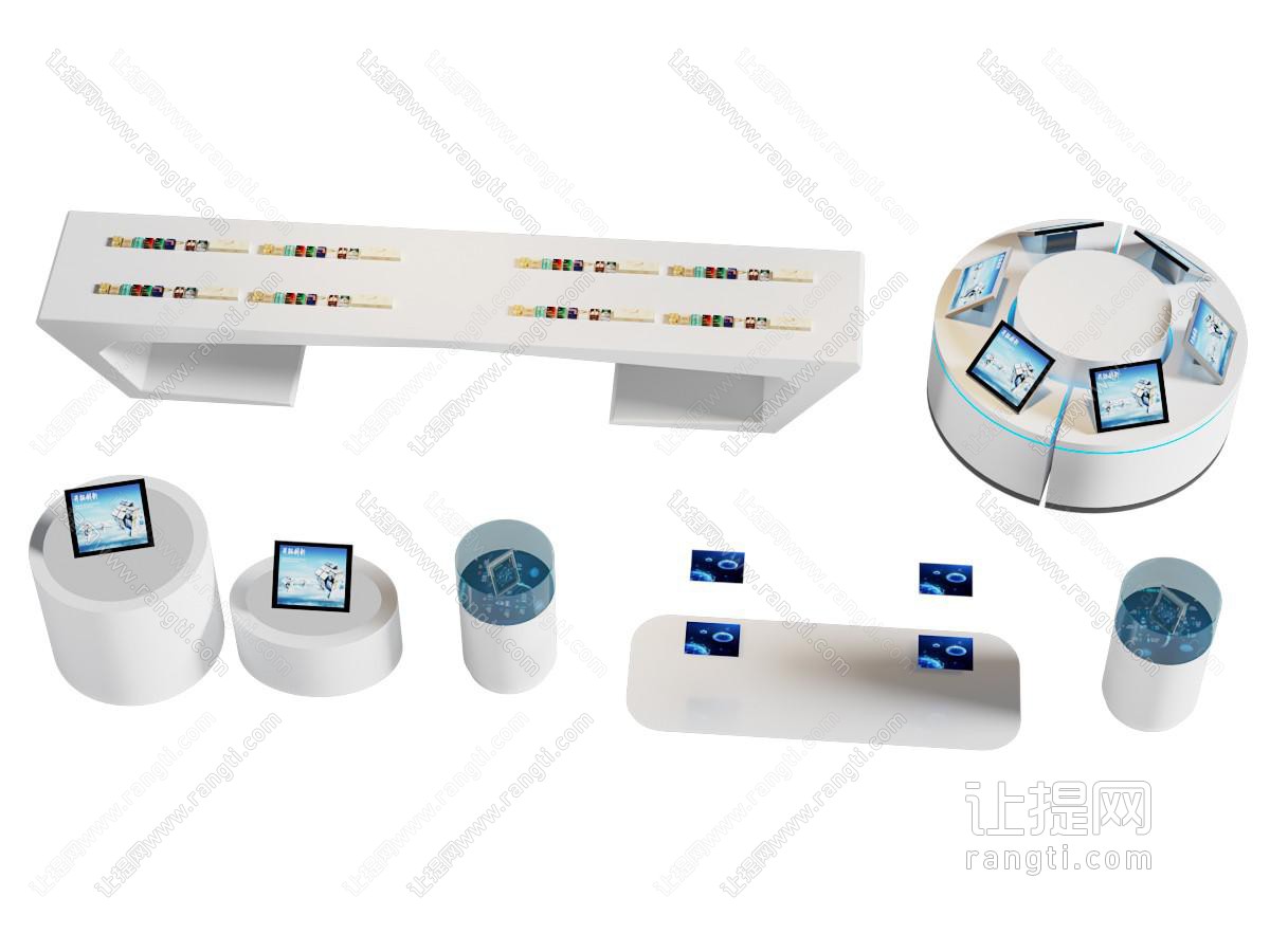 现代科技展台 展柜