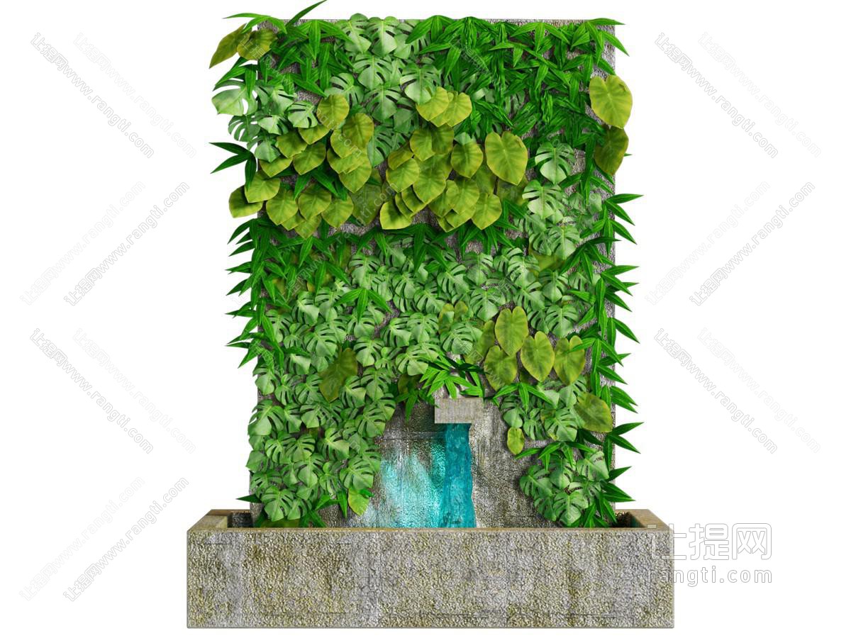 现代花池 植物墙 园艺小品