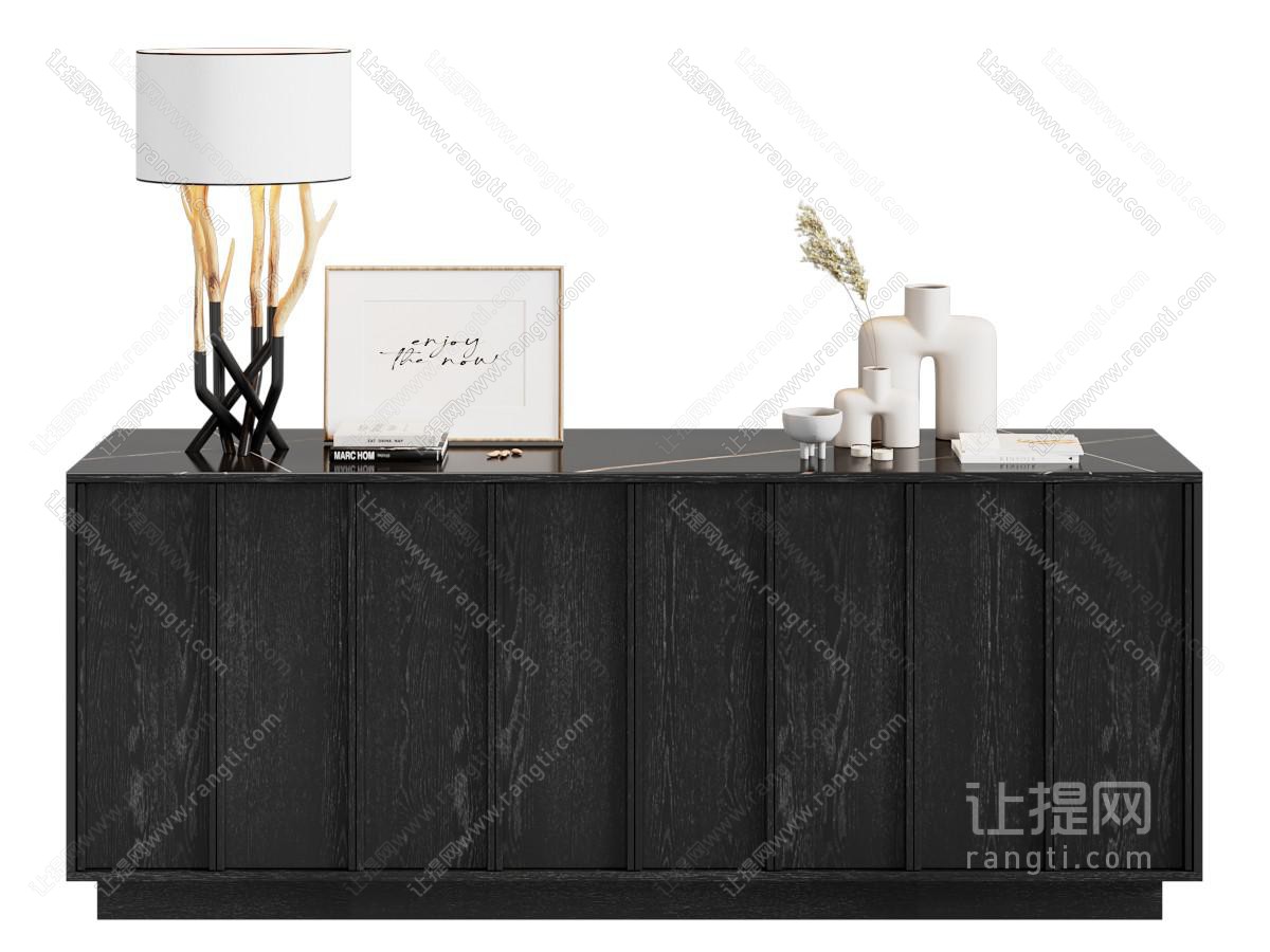 中古风玄关边柜