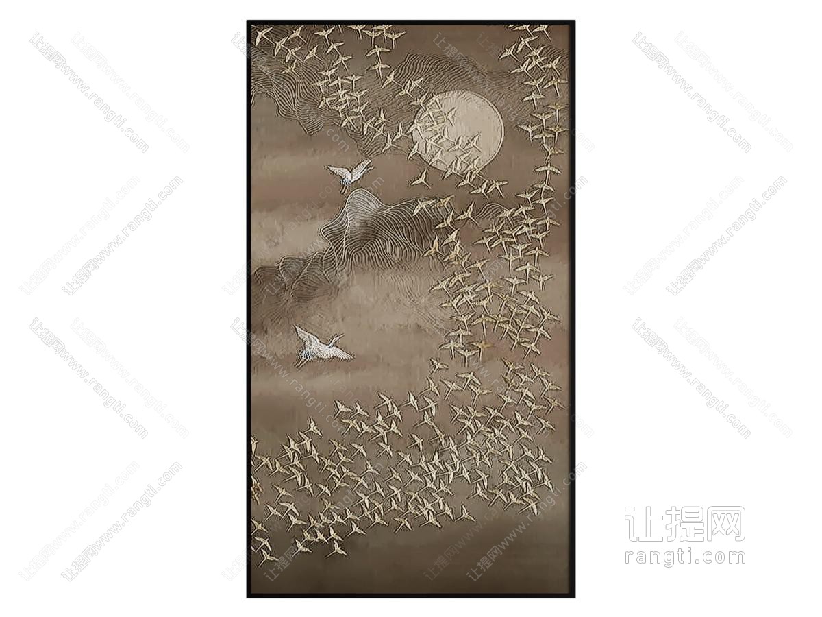 新中式装饰挂画