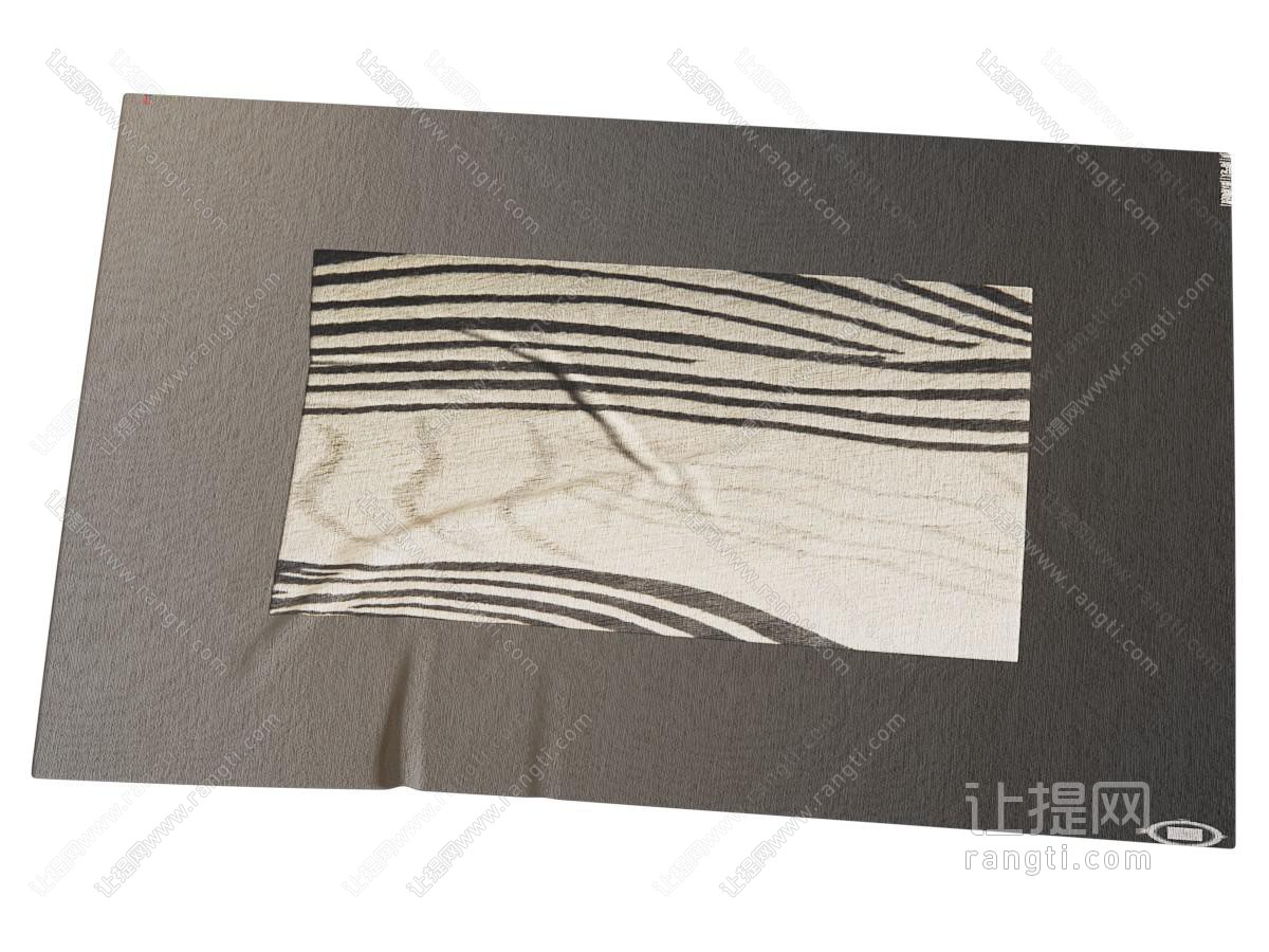 毛绒地毯 方毯