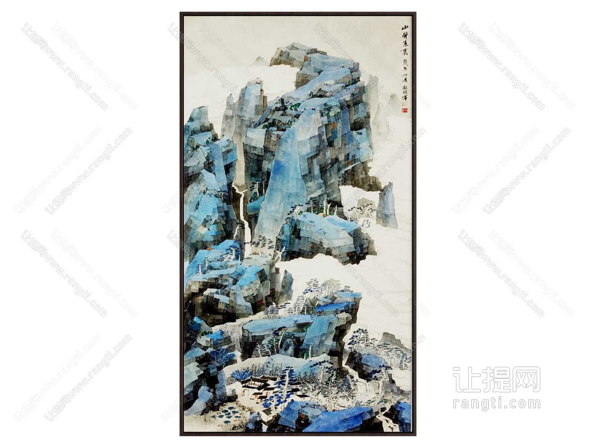 新中式装饰画 水墨画