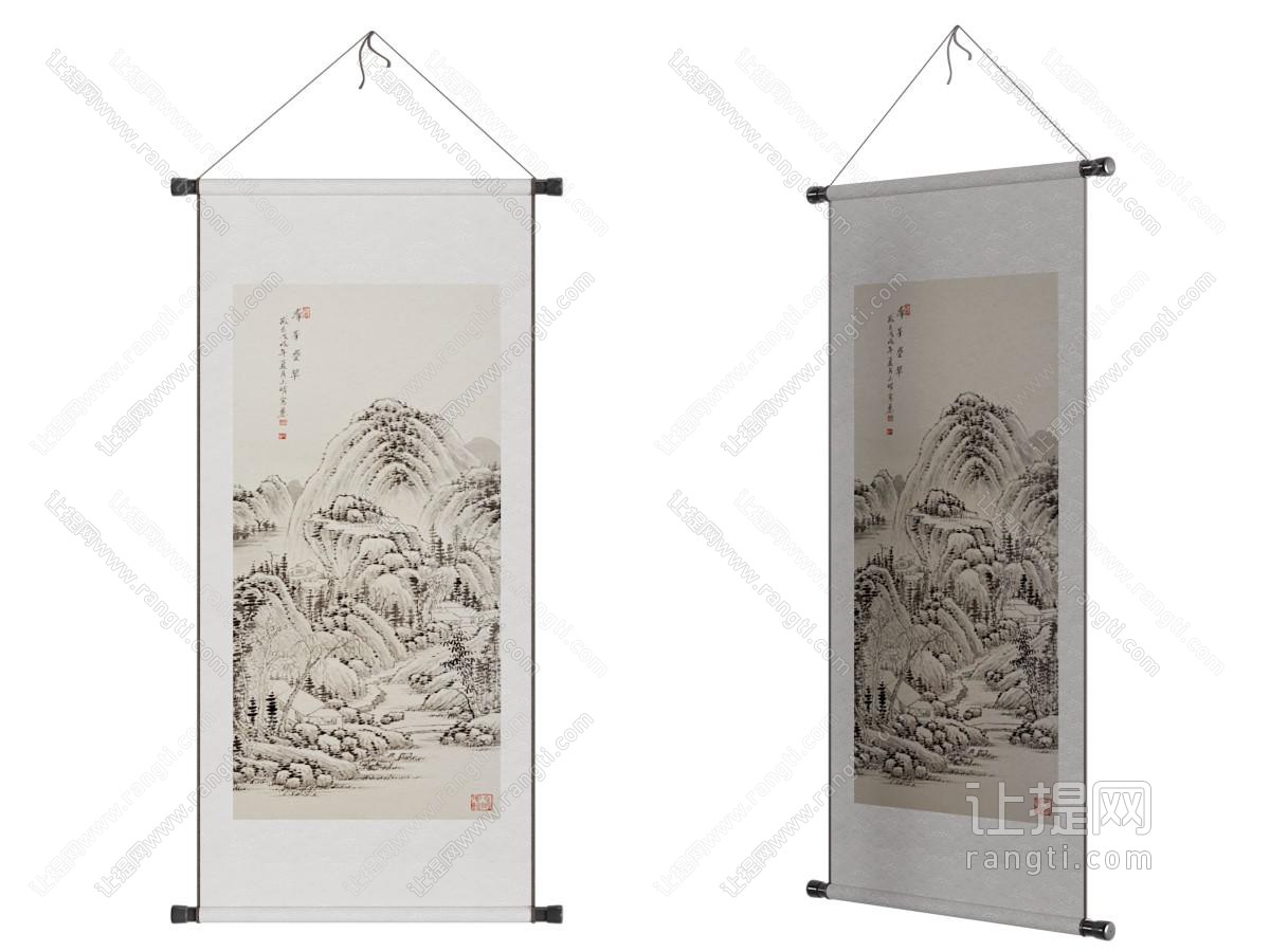 新中式装饰挂画