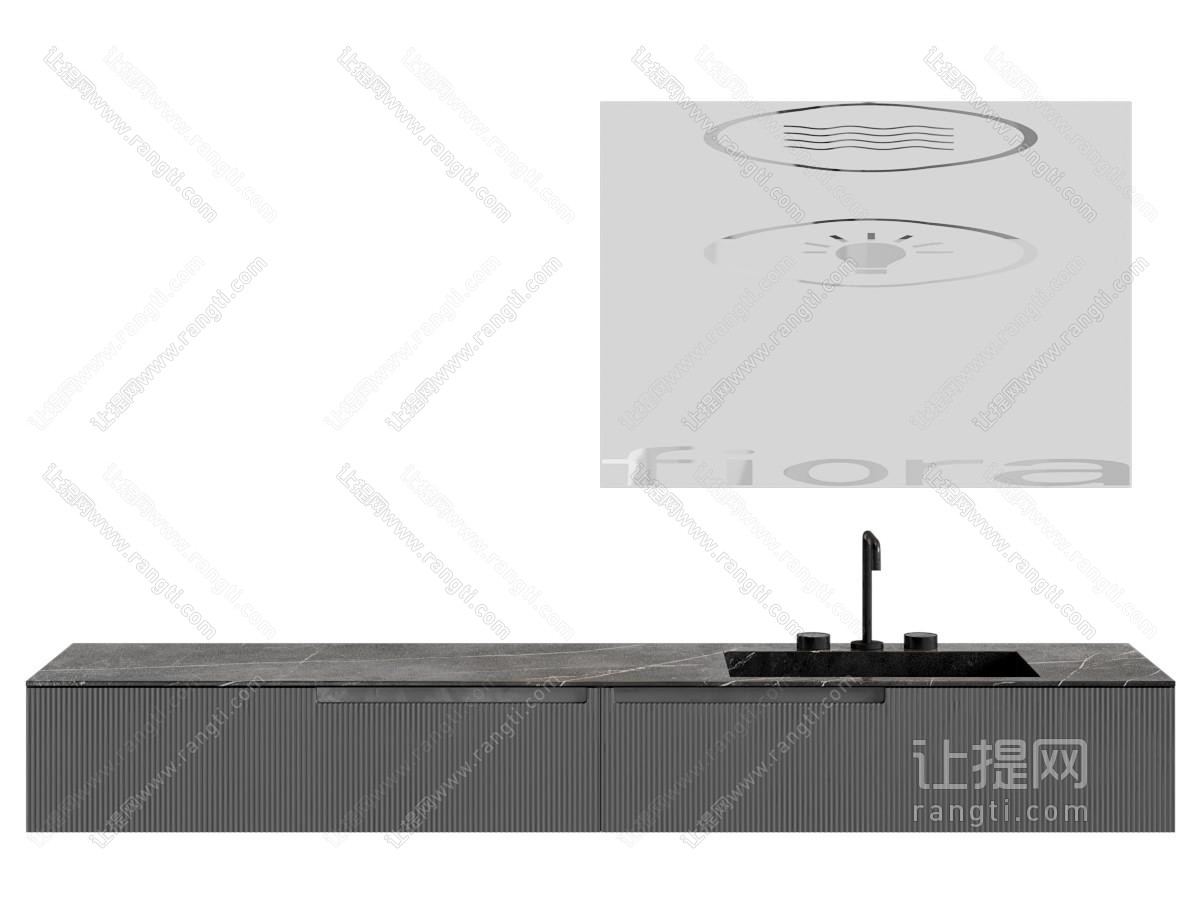 现代浴室柜