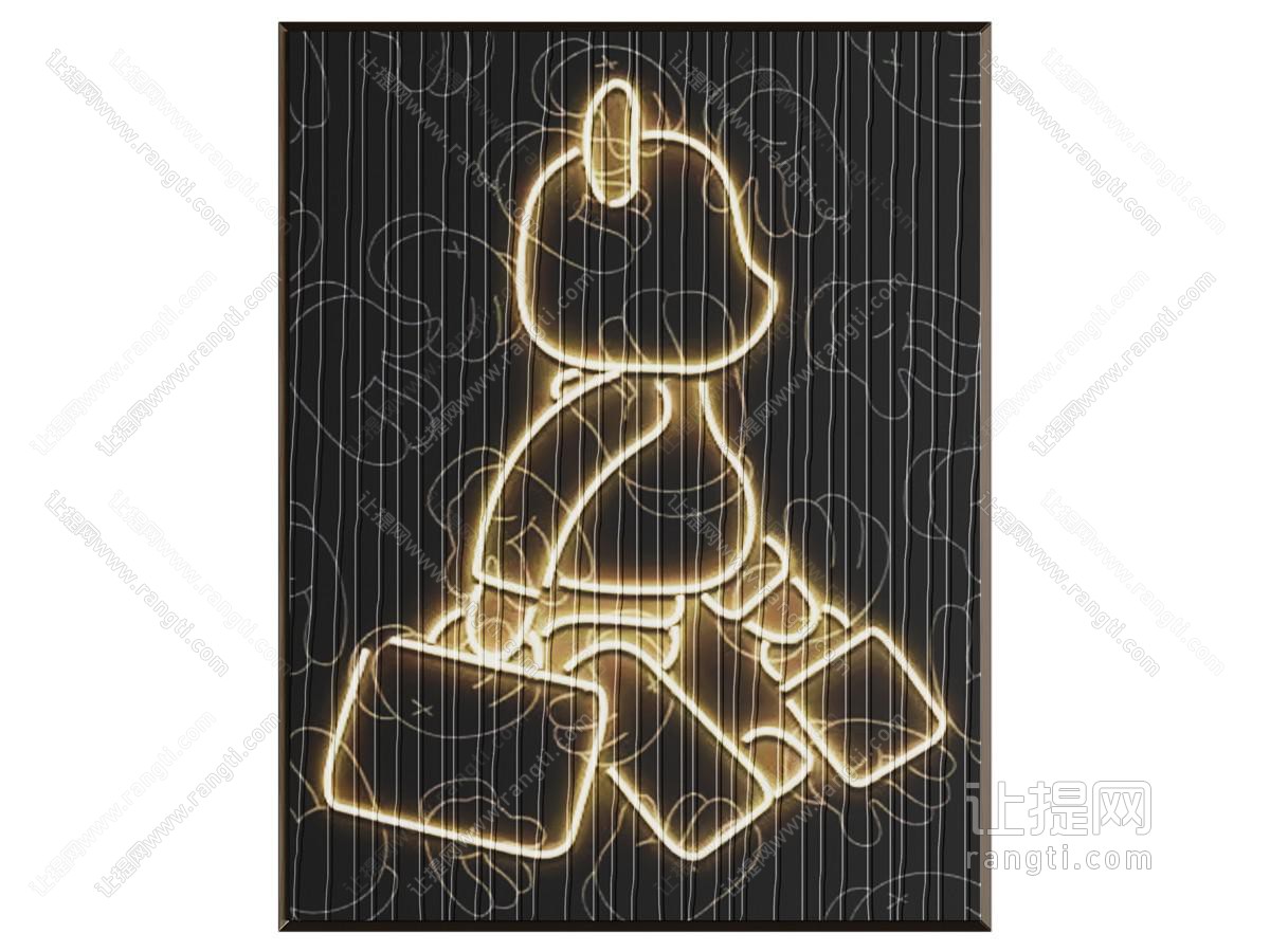 现代装饰画挂画 艺术卡通挂画