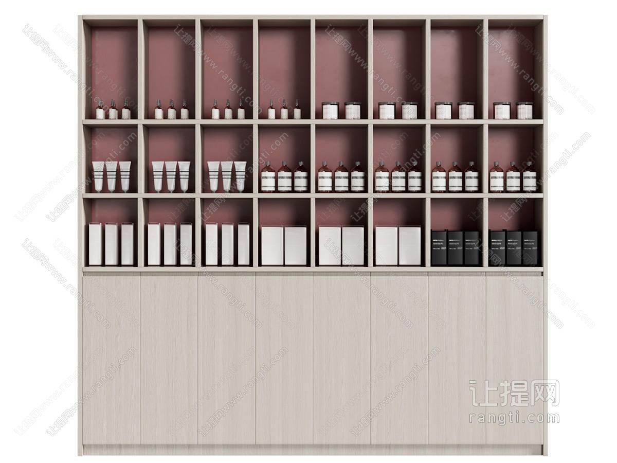 洗浴用品 洗护用品 化妆品 展柜