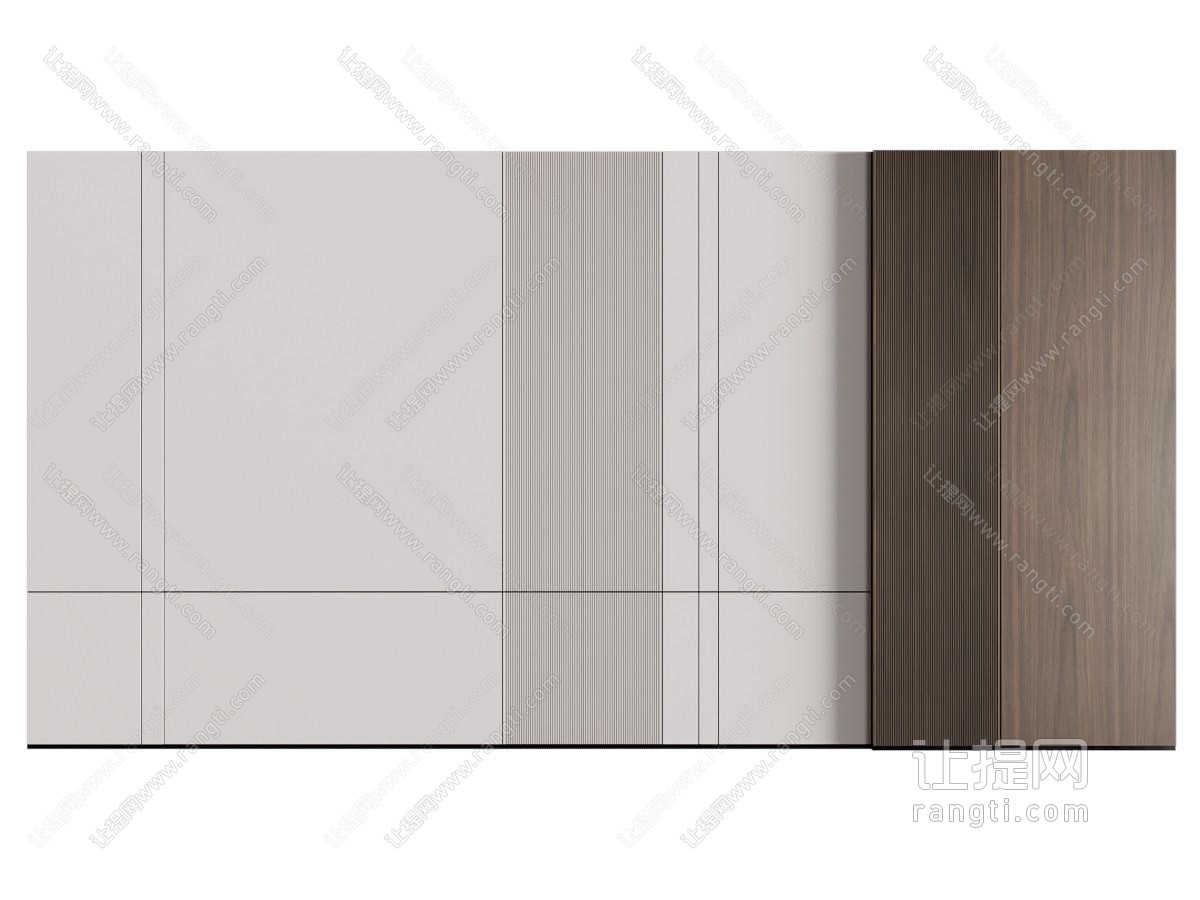 现代电视背景墙