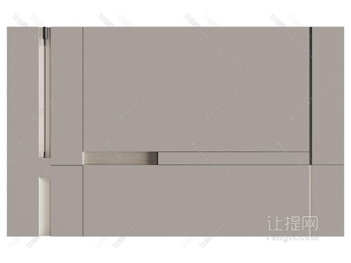 现代奶油风沙发背景墙